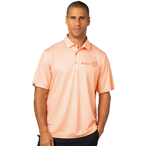 Rotary Men's Vacationer Printed Short Sleeve Polo